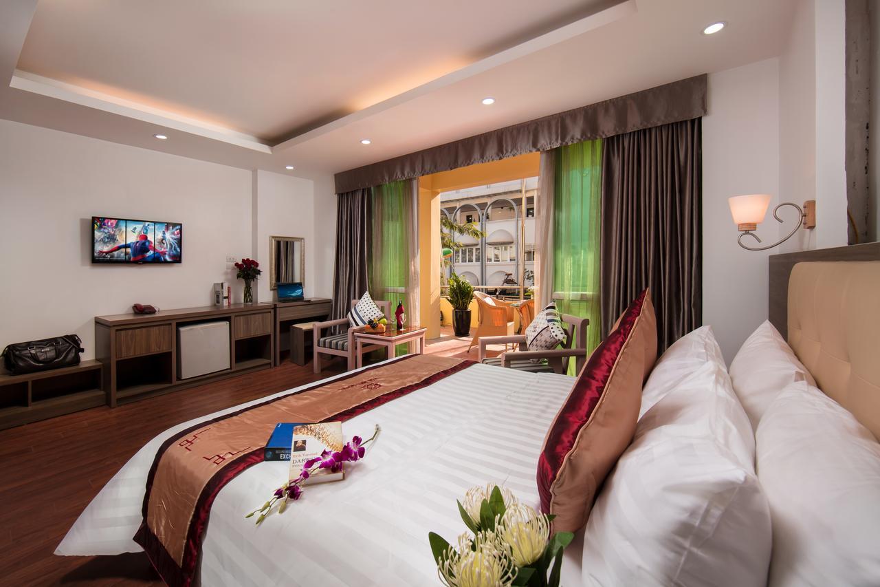 Van Mieu Hotel Hanoi Eksteriør billede
