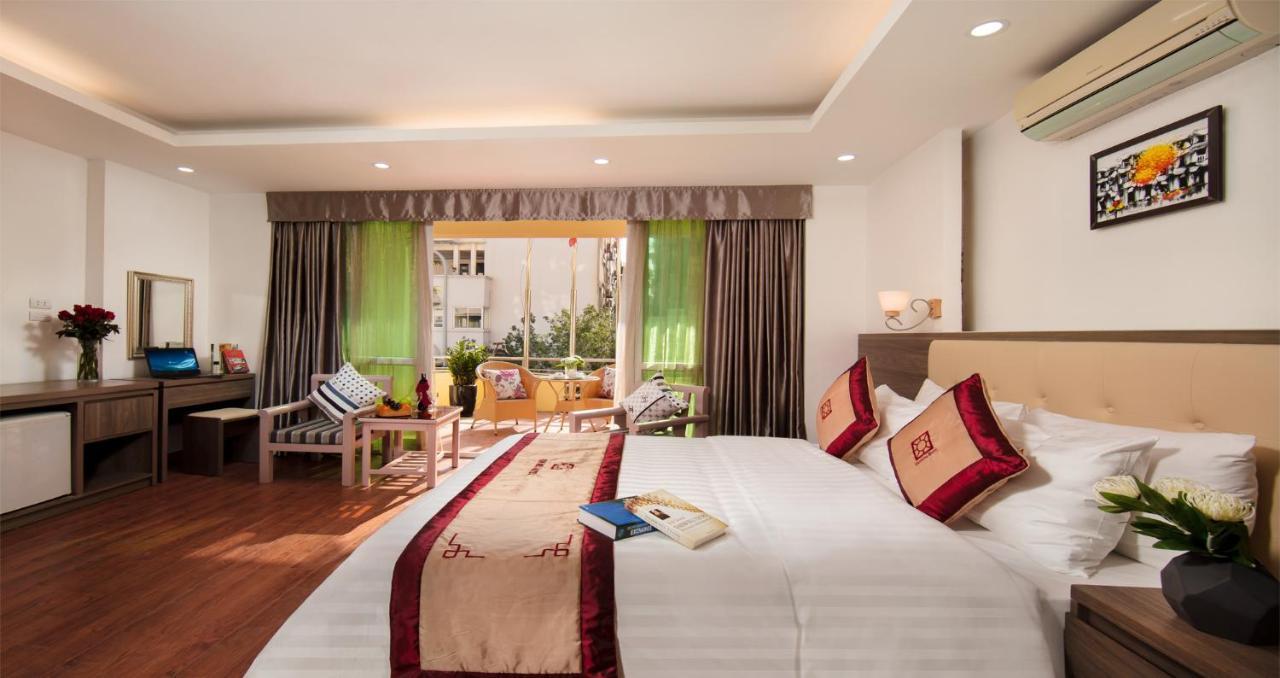 Van Mieu Hotel Hanoi Eksteriør billede