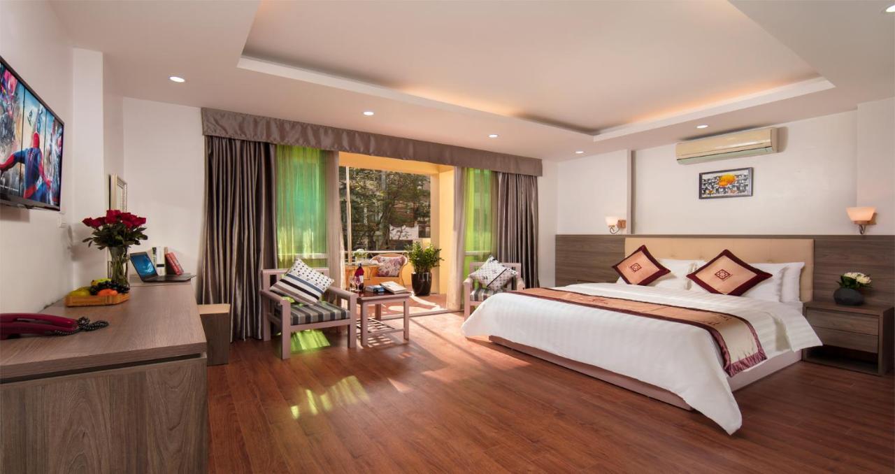 Van Mieu Hotel Hanoi Eksteriør billede